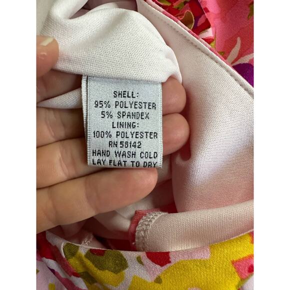 Kelly & Diane Short Sleeve Floral Dress Size 6 - Picture 5 of 5